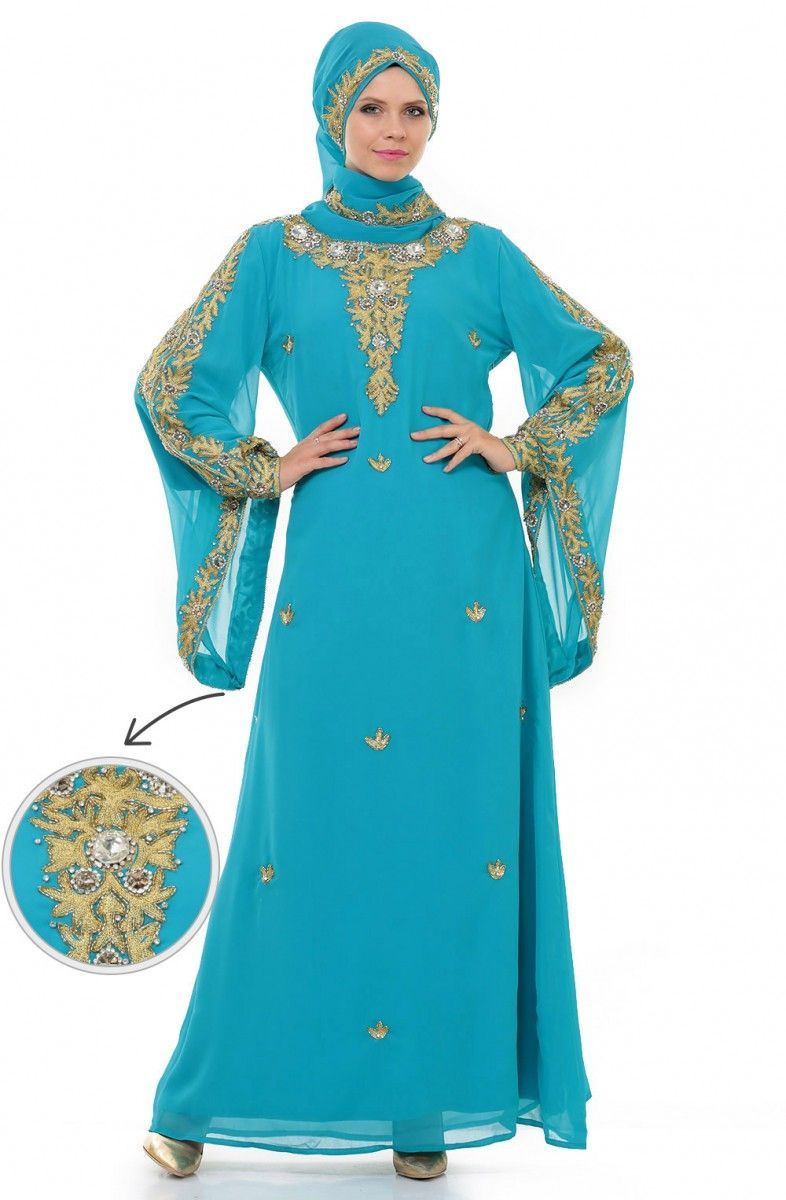 Tesettür kına elbisesi 2016