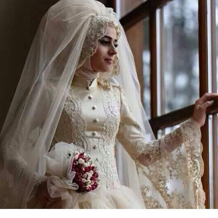 Hijab wedding dress